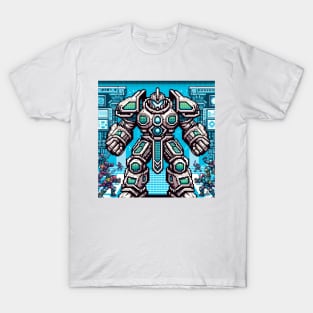 Pixel Warrior Robot Tee T-Shirt